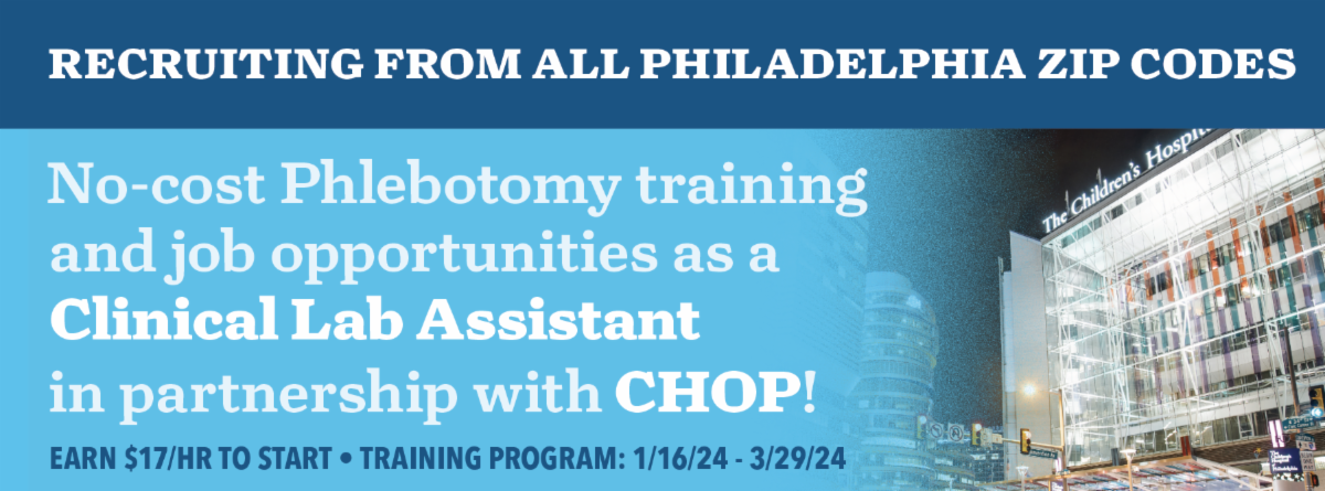 Recruiting for Clinical Lab Assistant opportunities at CHOP!