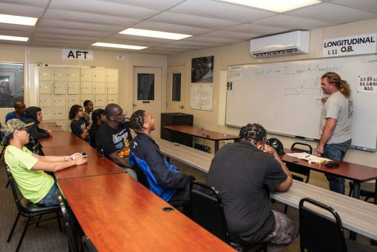 Hanwha Philly Shipyard Skills Initiative training